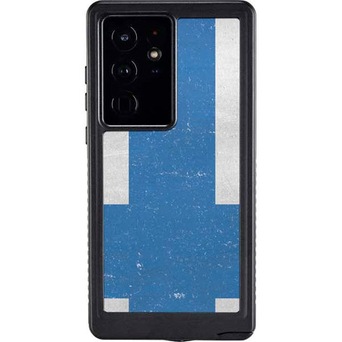 Finland Flag Distressed Galaxy S24 Ultra Waterproof Case